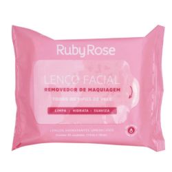  Lenço Removedor De Maquiagem Rosa Ruby Rose - HB - 200 